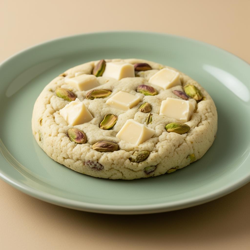 Cookie pistache & chocolat blanc